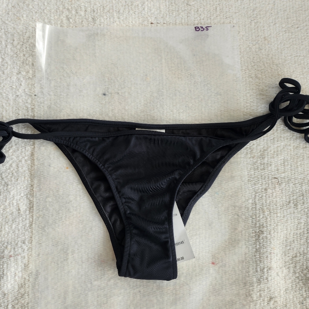 Milly cabana side tie black large